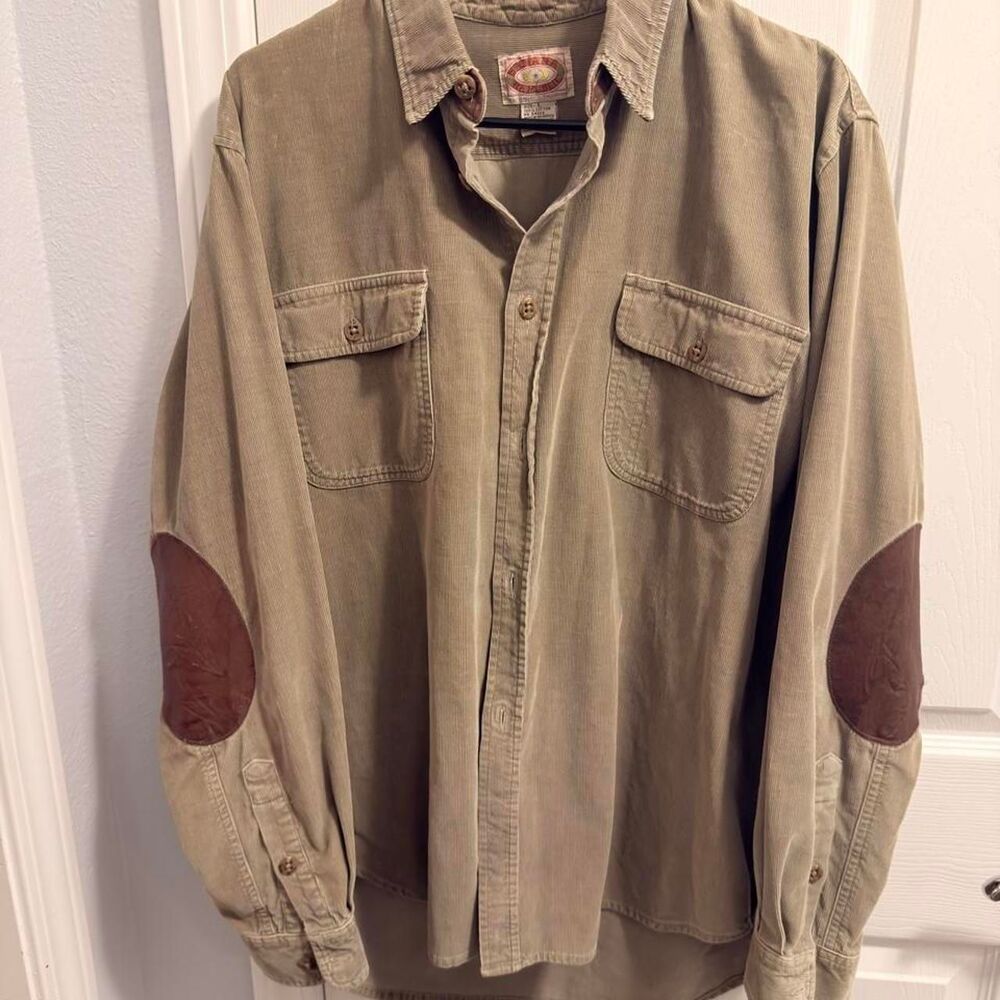Banana-republic Men's Khaki and Tan Shirt